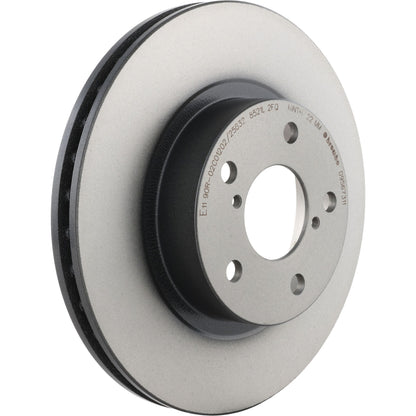 Gray cast iron disc brake rotor from Brembo part number 09.5673.11