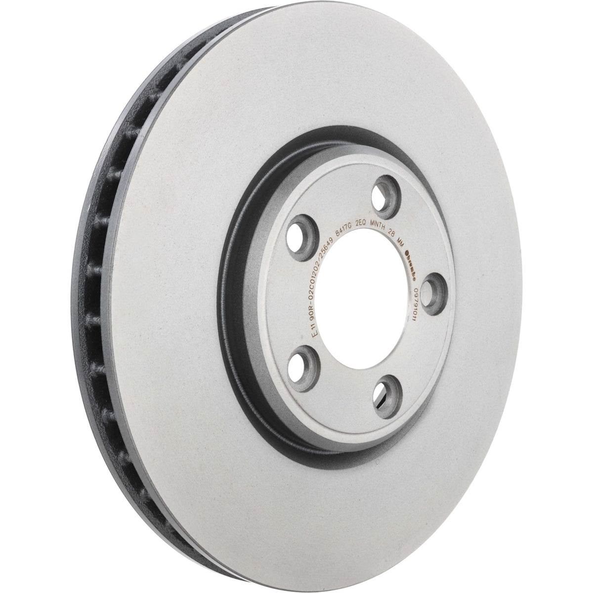 Gray cast iron disc brake rotor from Brembo part number 09.7910.11