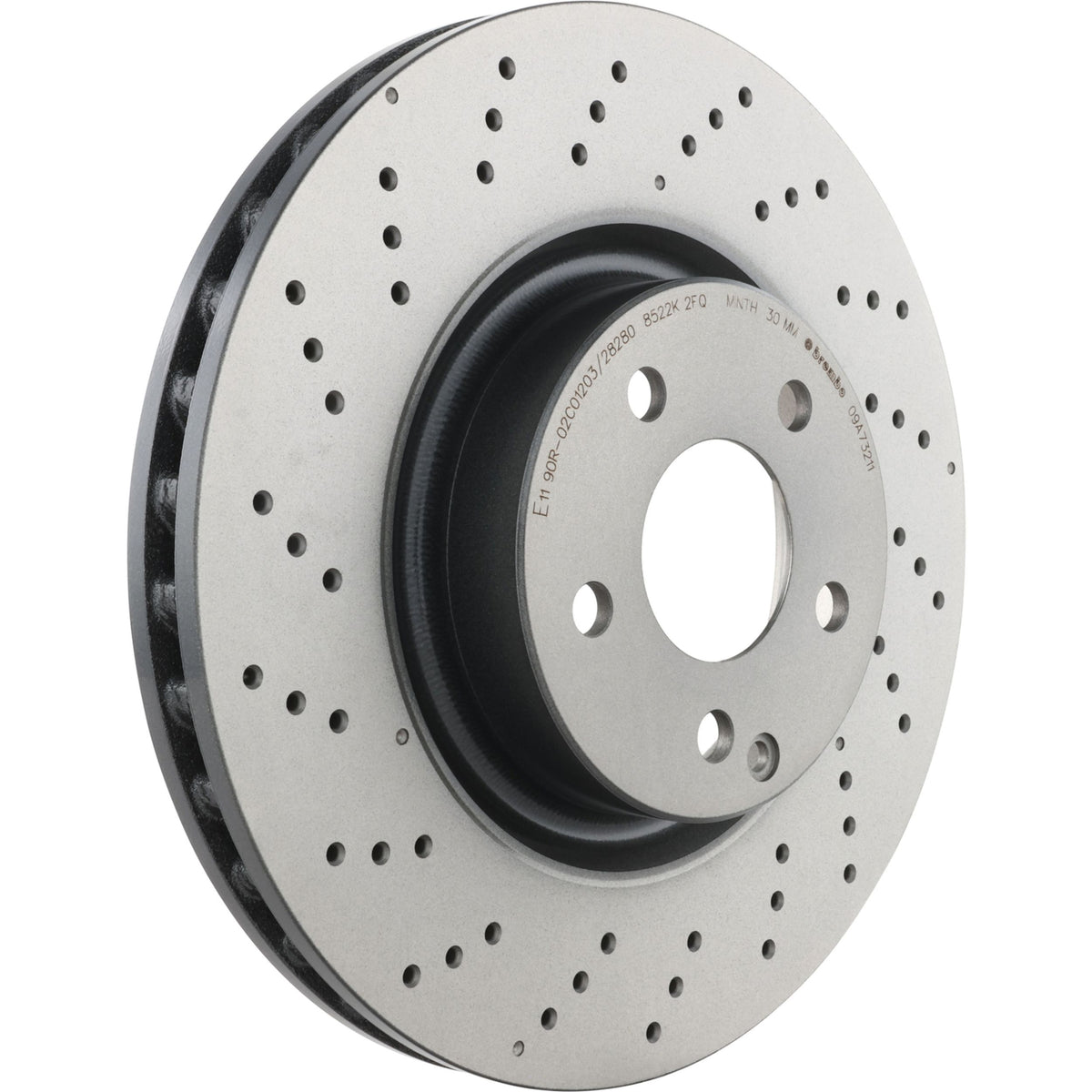 Disc Brake Rotor from Brembo part number 09.A732.11