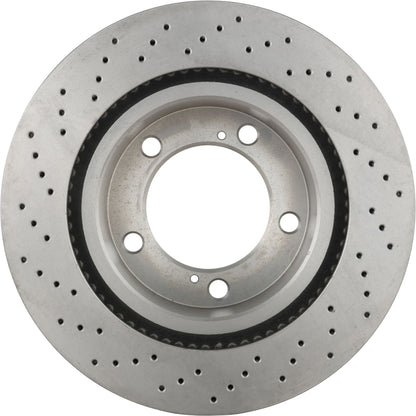 Gray cast iron disc brake rotor from Brembo part number 09.A966.1X