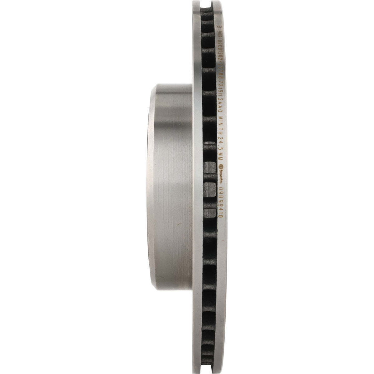 Gray cast iron disc brake rotor from Brembo part number 09.B994.10