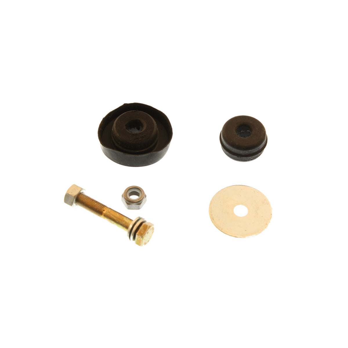Yellow paint suspension shock absorber from Bilstein part number 24-068819