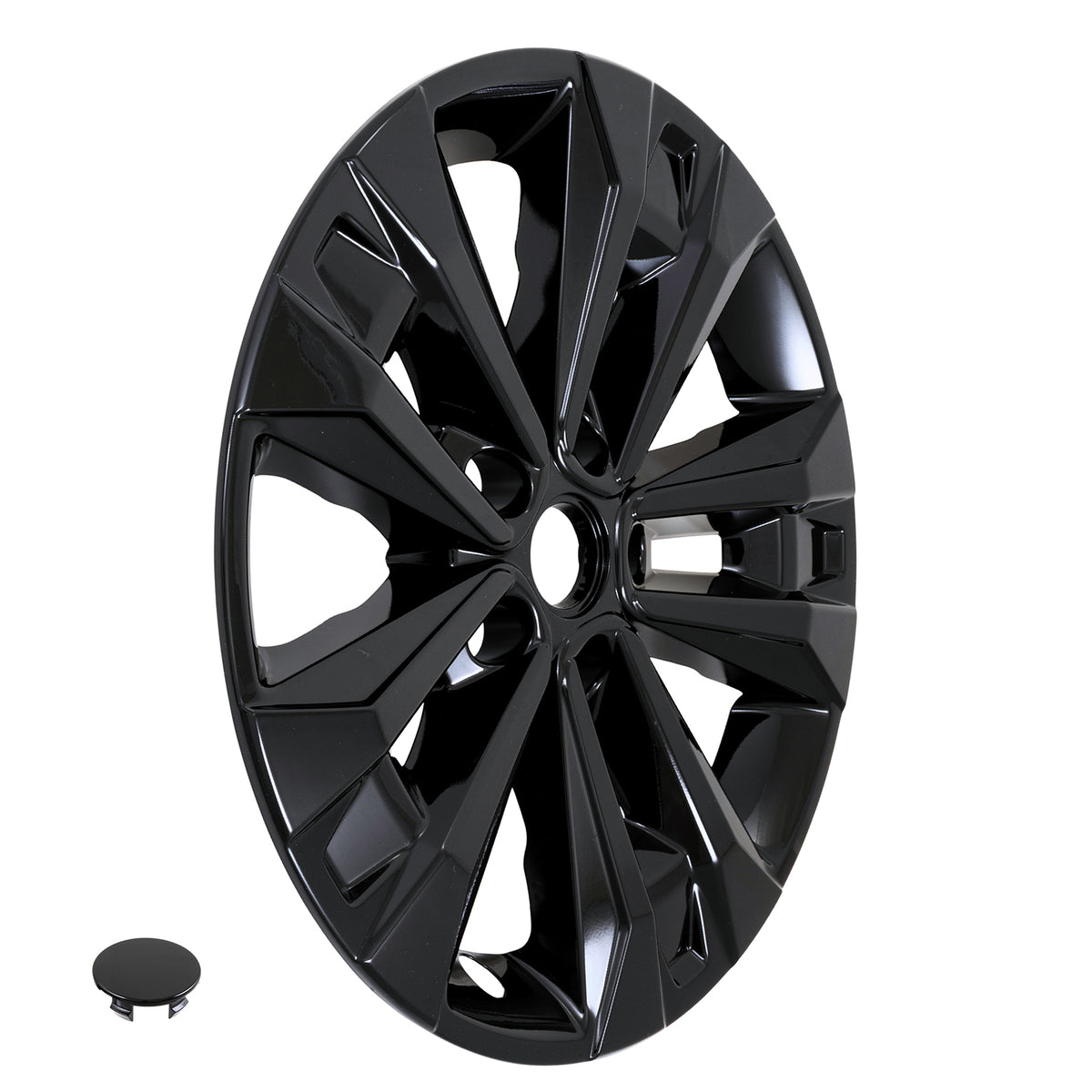 Black abs plastic wheel skin 17 diameter from Coast To Coast part number IMP522BLK