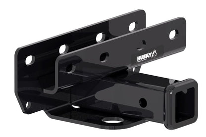 Black powder coated steel trailer hitch with mounting hardware from Husky Towing part number 69613C