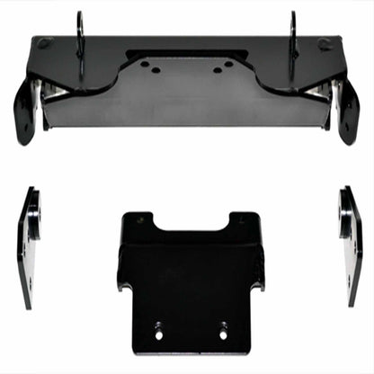 Black snow plow mount from Warn part number 80545
