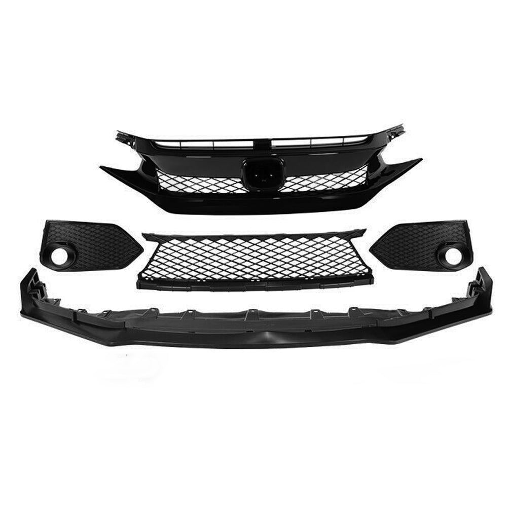 Black pp plastic bumper from AMERICAN MODIFIED part number AMHMAA01119
