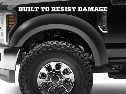 Black abs thermoplastic fender flare set from Husky Liners part number 2807901