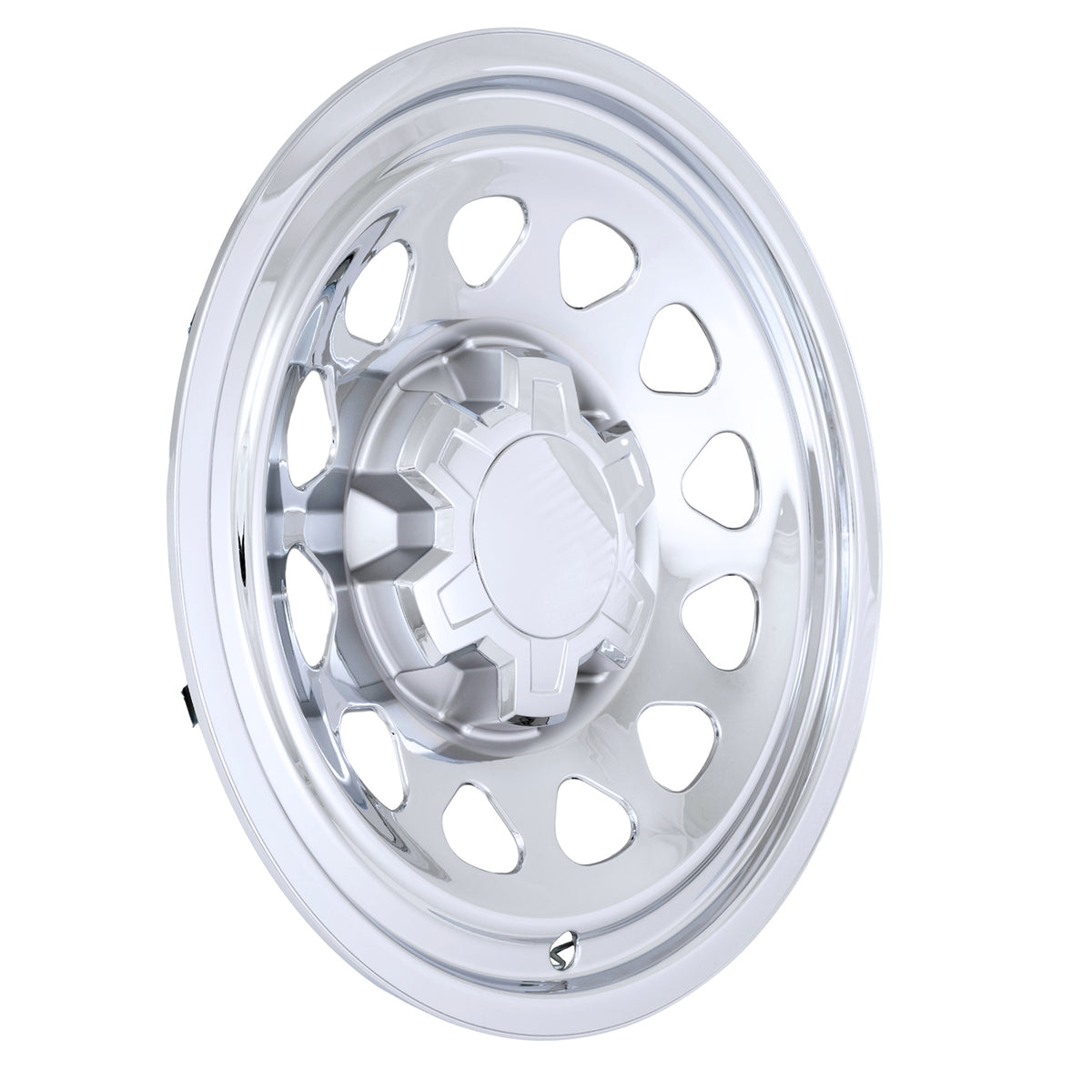 Silver abs plastic wheel skin 17 diameter from Coast To Coast part number IMP100XN