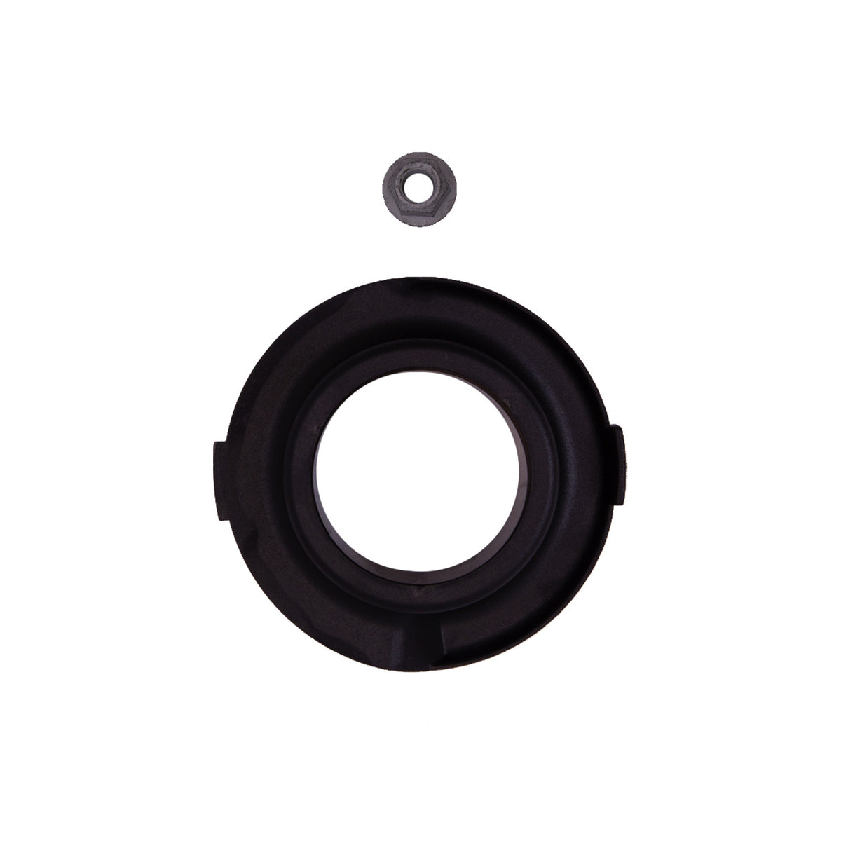 Zinc plated suspension shock absorber from Bilstein part number 24-318600