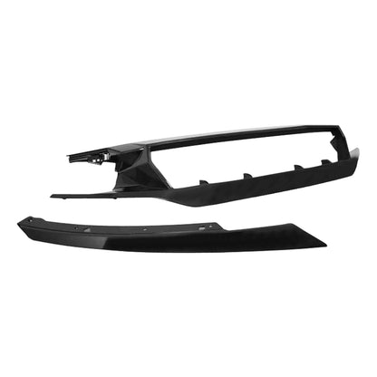 Glossy black abs plastic grille from AMERICAN MODIFIED part number AMHMAA00105