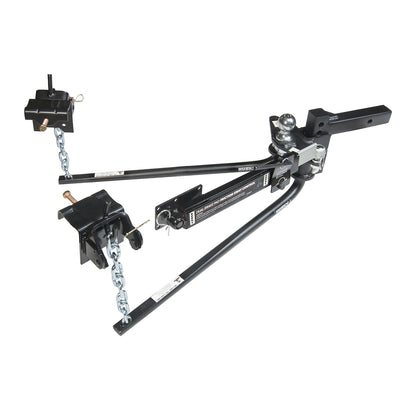 Black steel trailer weight distribution kit with mounting hardware from Husky Towing part number 31999