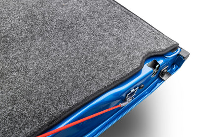 Grey polypropylene tailgate mat from Husky Liners part number HBMT19TG