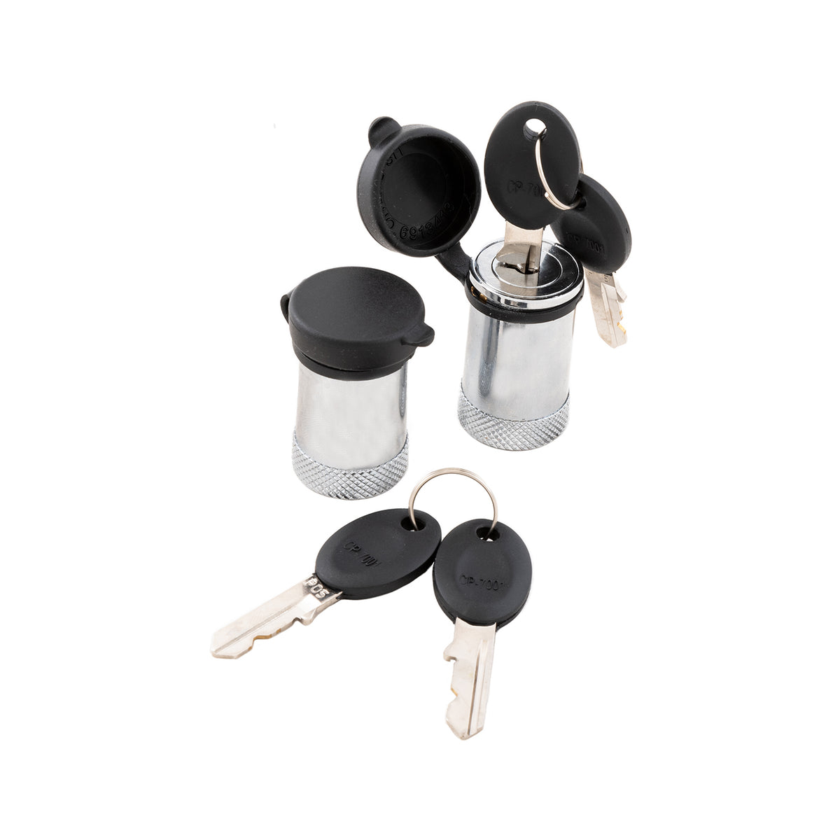 Silver chrome plated steel trailer hitch pin 0.62 diameter from Husky Towing part number 33112