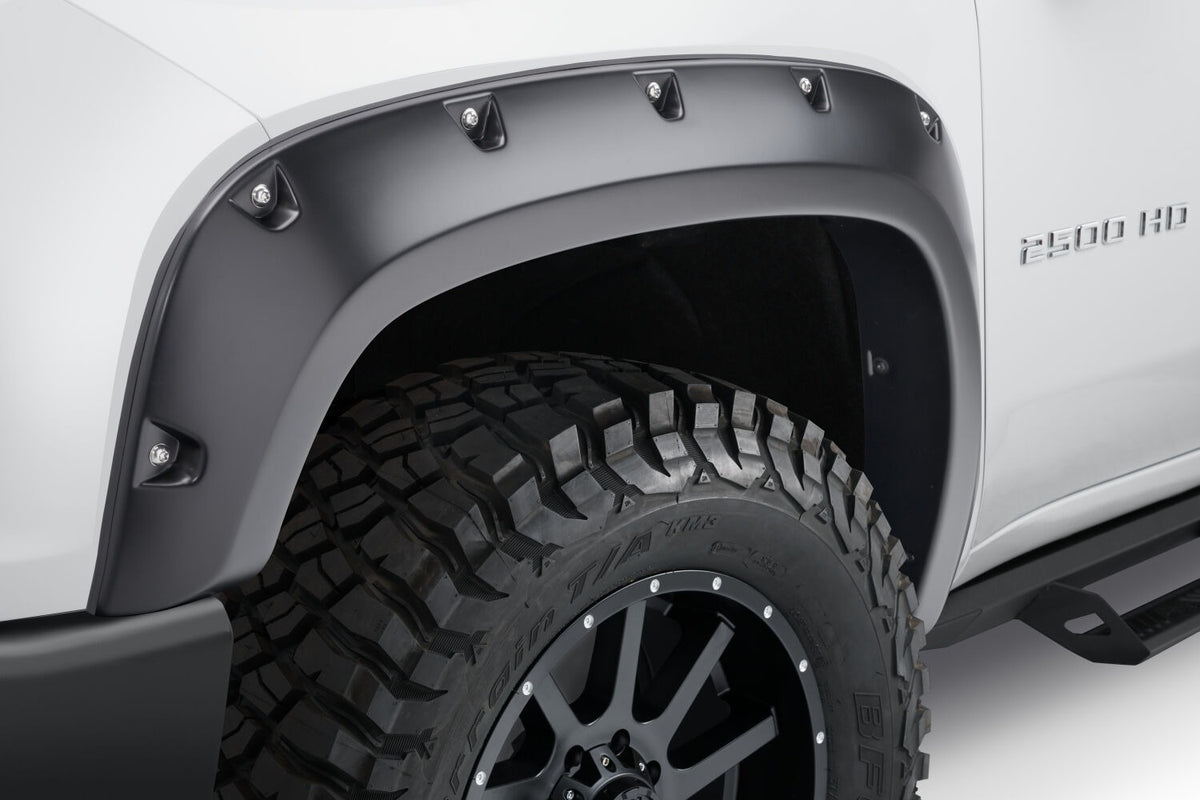 Black abs thermoplastic fender flare set from Husky Liners part number 2804982