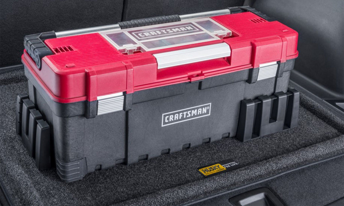 Grey thermoplastic cargo floor liner from Husky Liners part number 40002