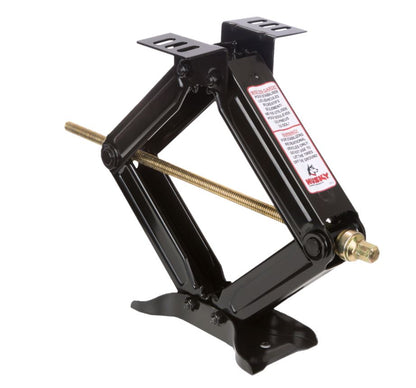 Black powder coated steel floor jack from Husky Towing part number 88135