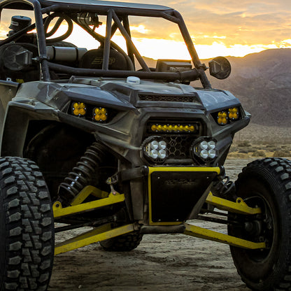 Black auxiliary light with mounting hardware from Baja Designs part number 297803