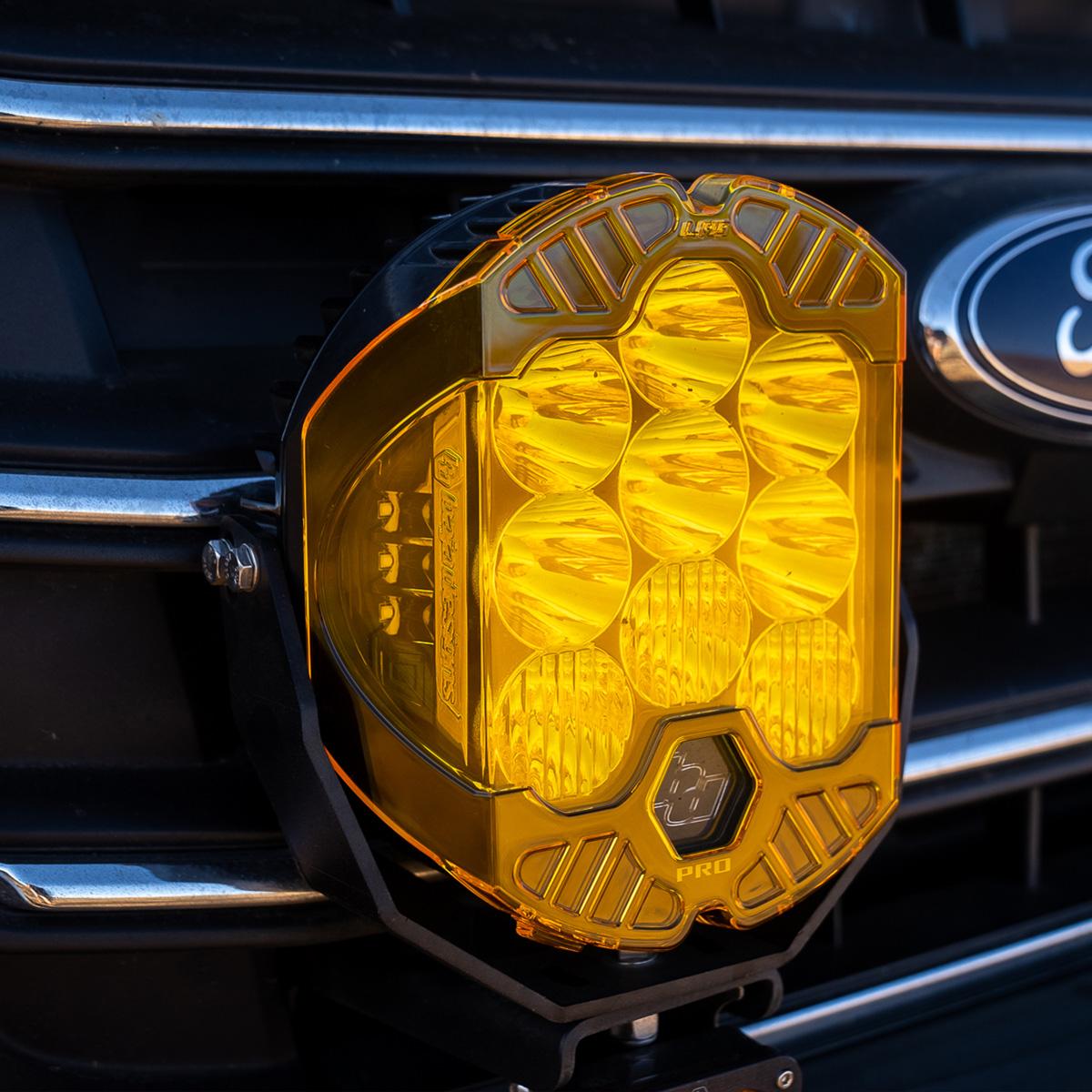 Amber auxiliary light cover from Baja Designs part number 328002
