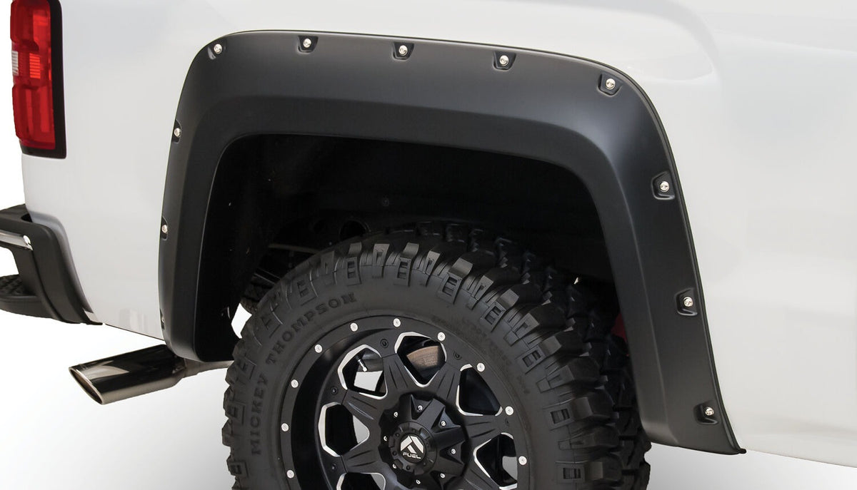 Black abs thermoplastic fender flare set from Husky Liners part number 2804974