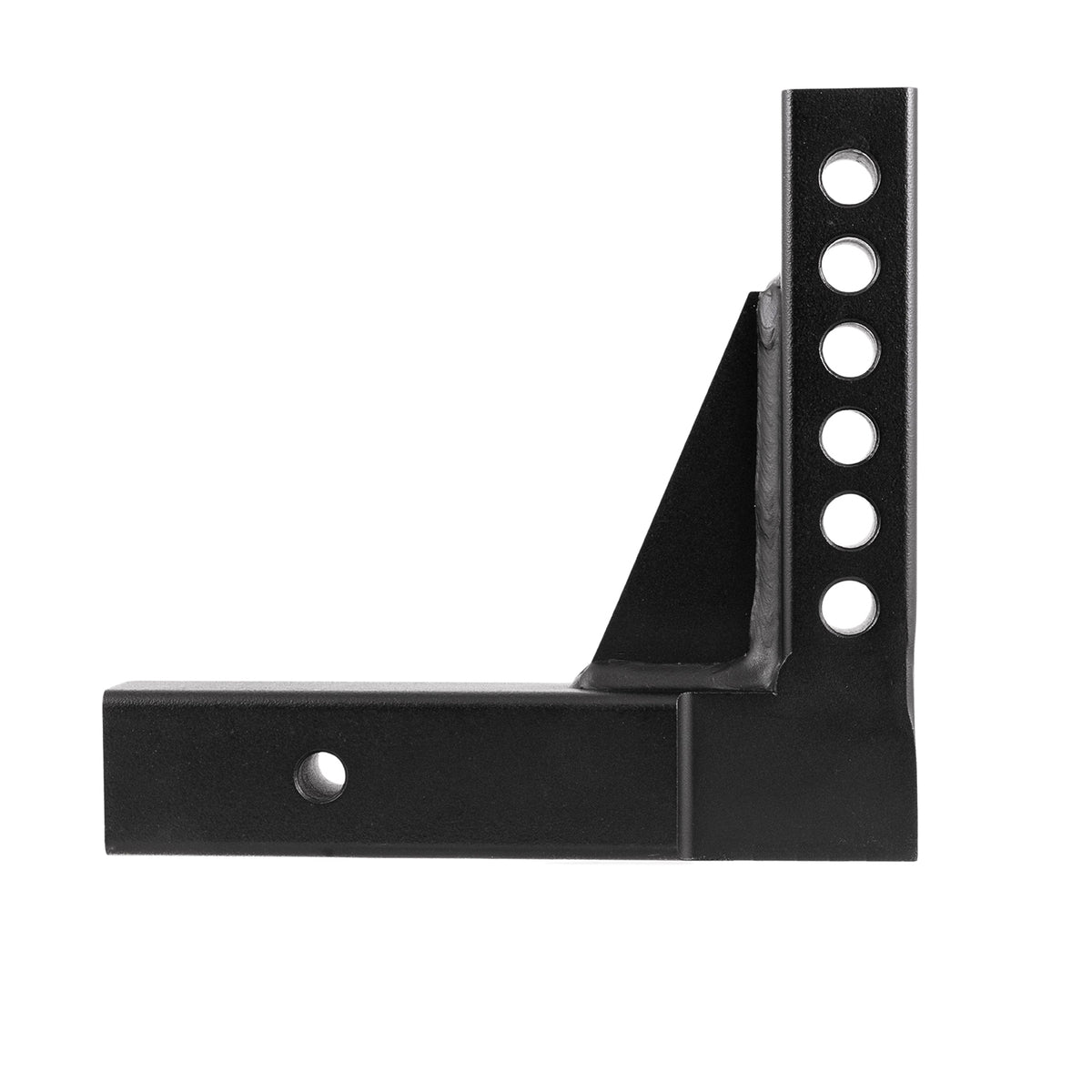Black powder coated trailer weight distribution shank from Husky Towing part number 32554
