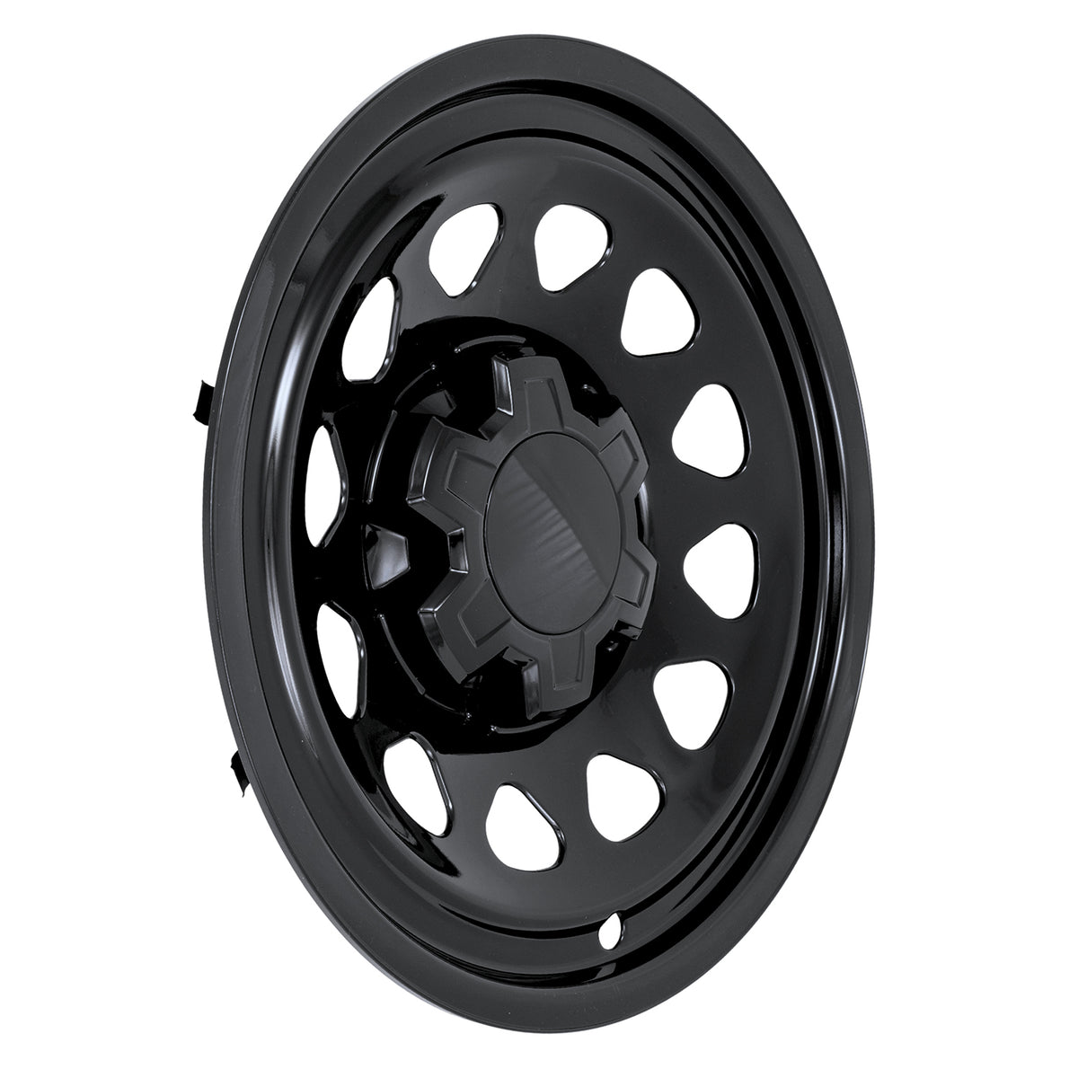 Black abs plastic wheel skin 17 diameter from Coast To Coast part number IMP100BLKN