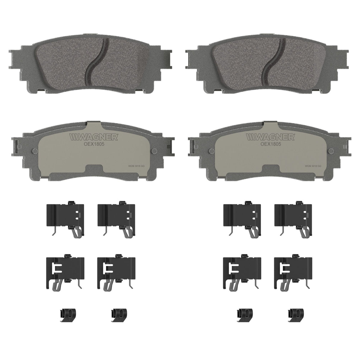 Disc Brake Pad Set from Wagner Brake part number OEX1805