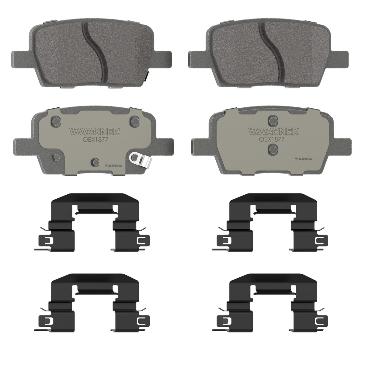 Disc Brake Pad Set from Wagner Brake part number OEX1877