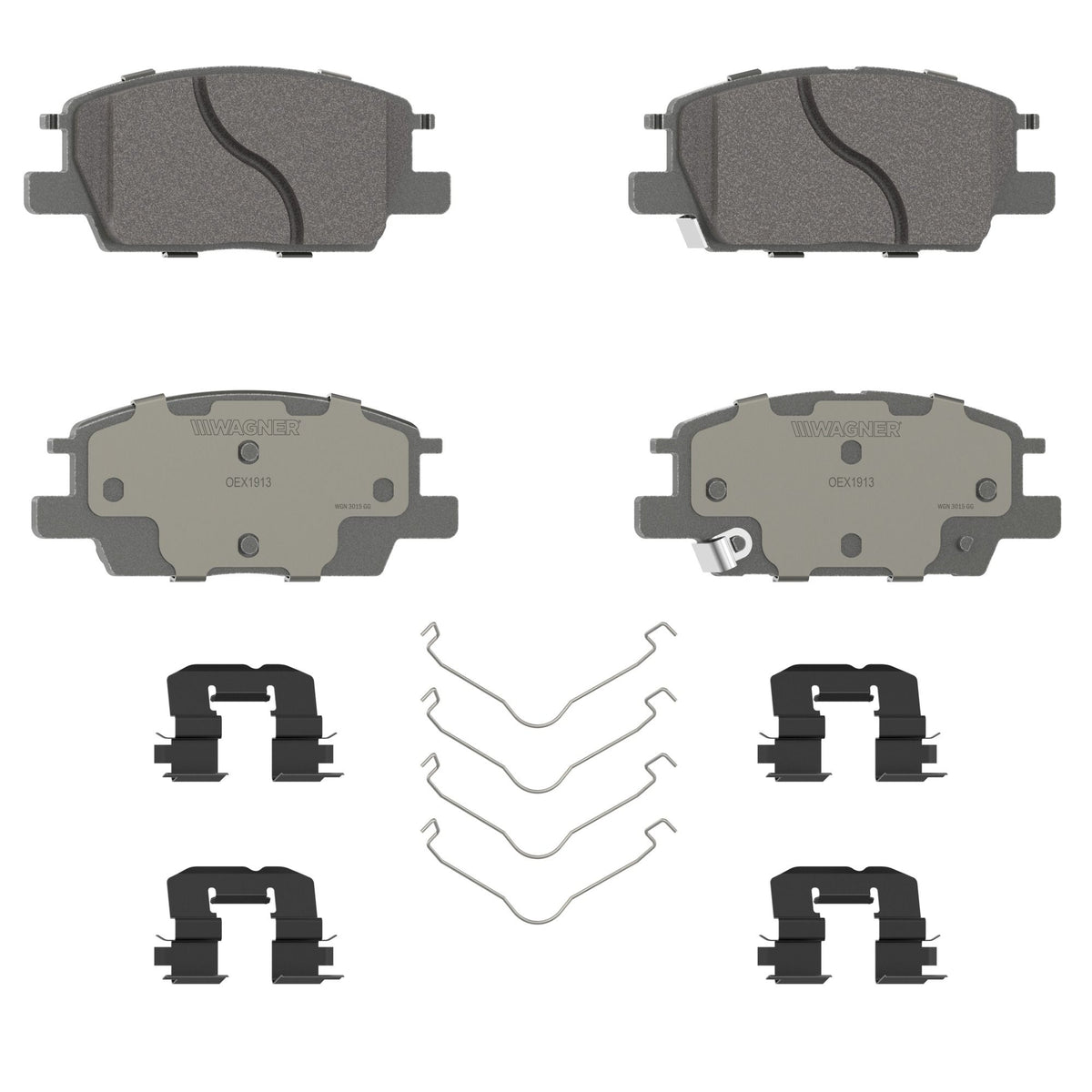 Disc Brake Pad Set from Wagner Brake part number OEX1913