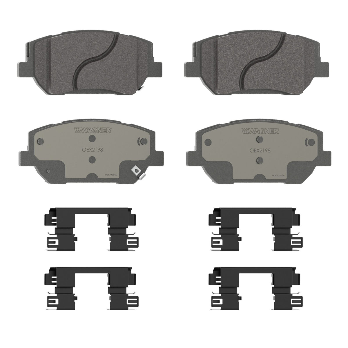 Disc Brake Pad Set from Wagner Brake part number OEX2198
