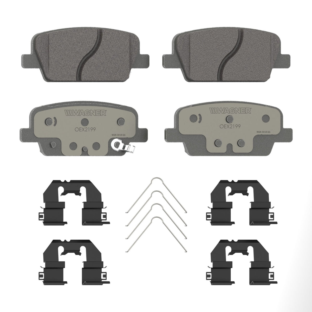 Disc Brake Pad Set from Wagner Brake part number OEX2199
