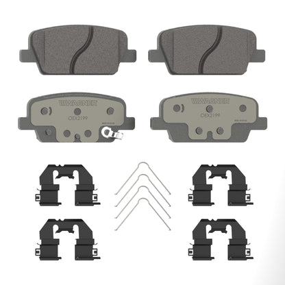 Disc Brake Pad Set from Wagner Brake part number OEX2199