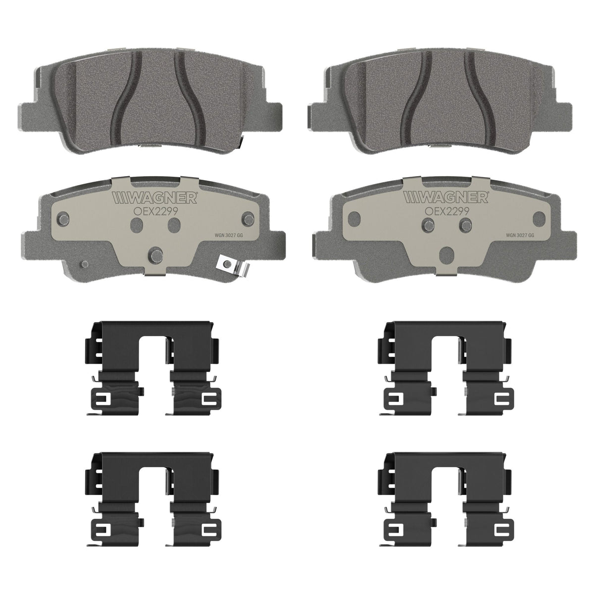 Disc Brake Pad Set from Wagner Brake part number OEX2299