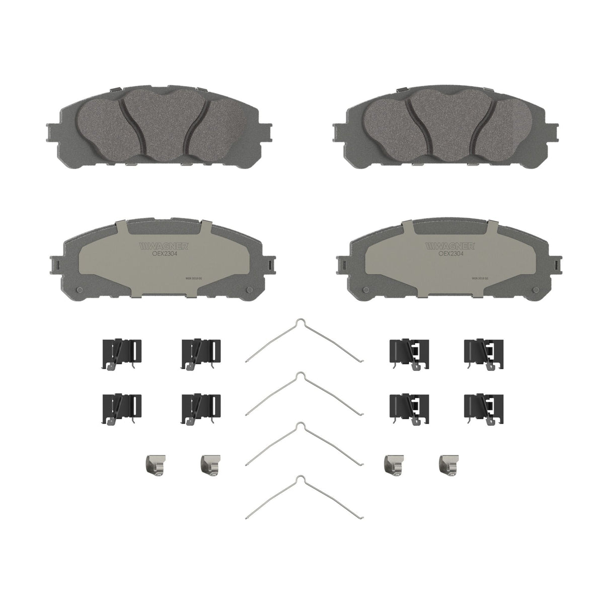 Disc Brake Pad Set from Wagner Brake part number OEX2304