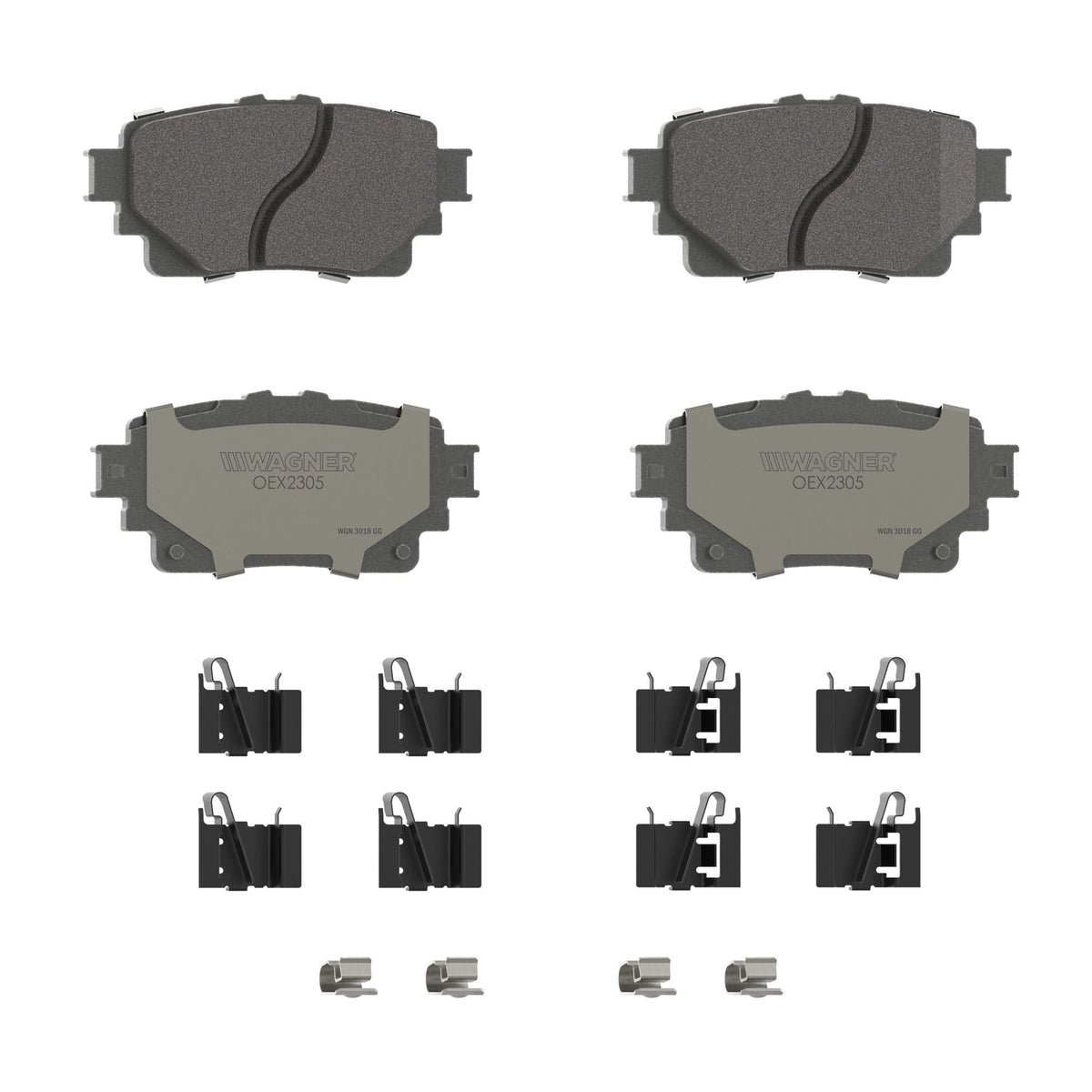 Disc Brake Pad Set from Wagner Brake part number OEX2305