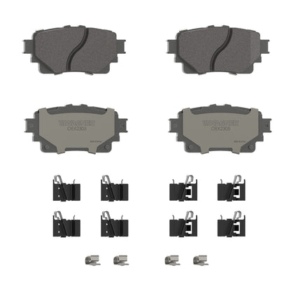 Disc Brake Pad Set from Wagner Brake part number OEX2305