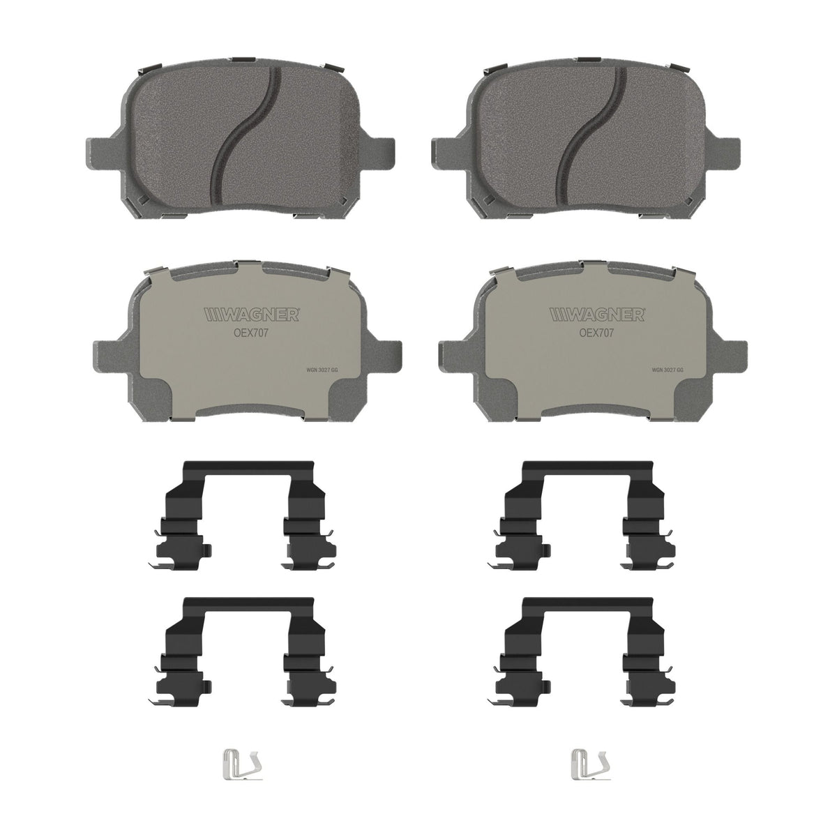 Disc Brake Pad Set from Wagner Brake part number OEX707