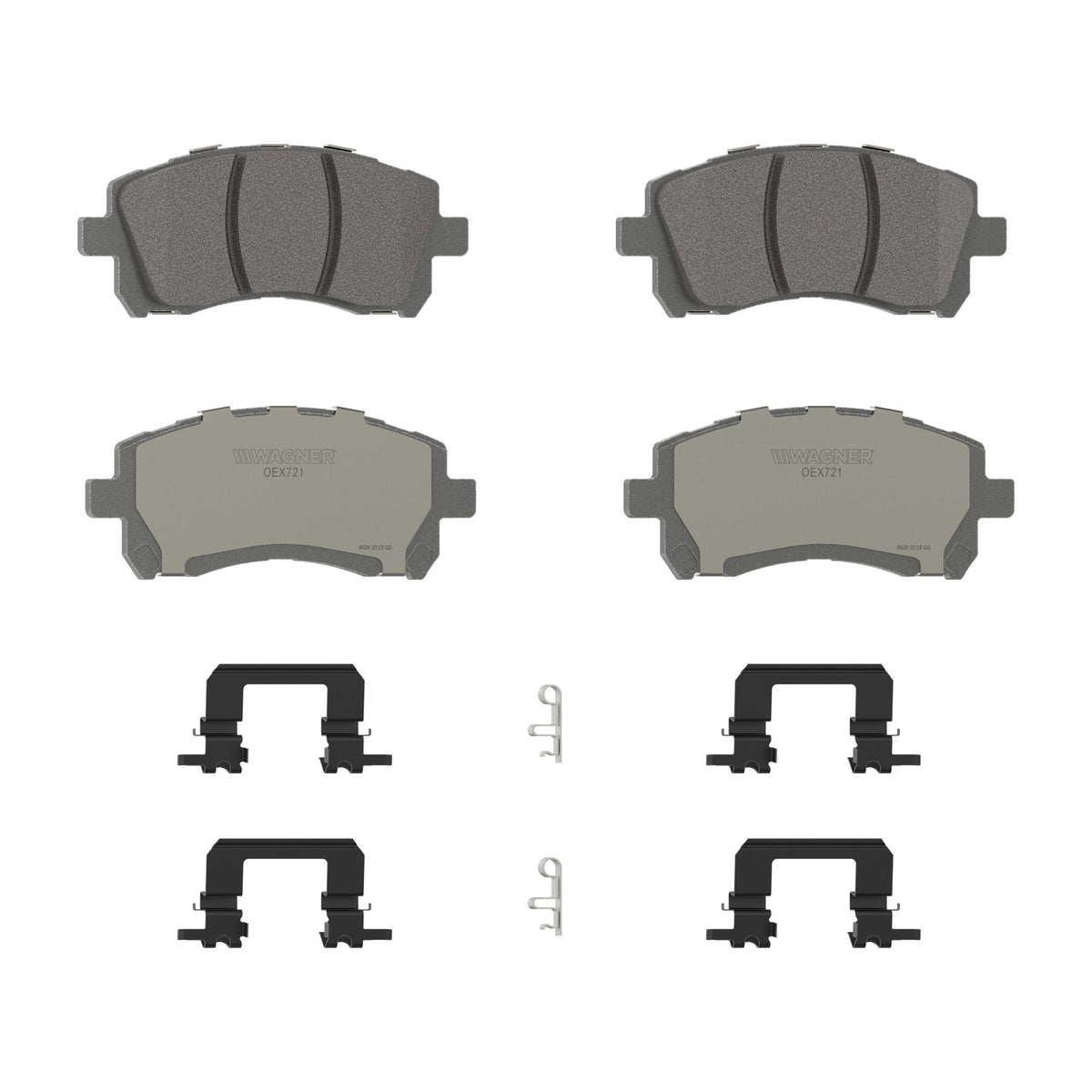Disc Brake Pad Set from Wagner Brake part number OEX721