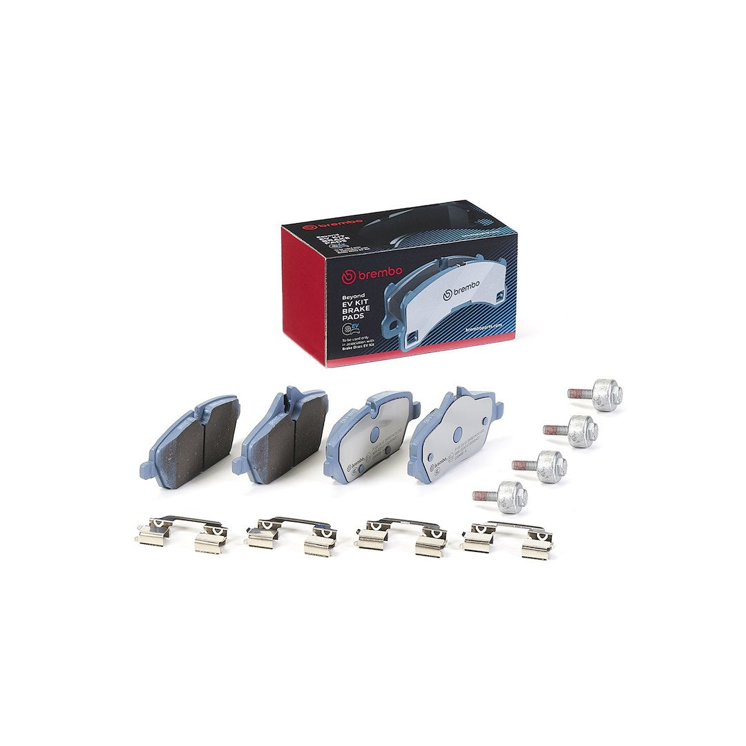 Disc Brake Pad Set with mounting hardware from Brembo part number P06091E