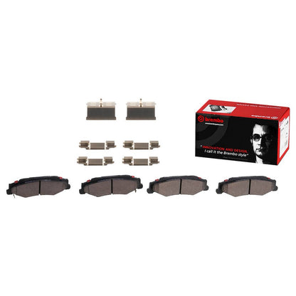 Disc Brake Pad Set with mounting hardware from Brembo part number P10047N