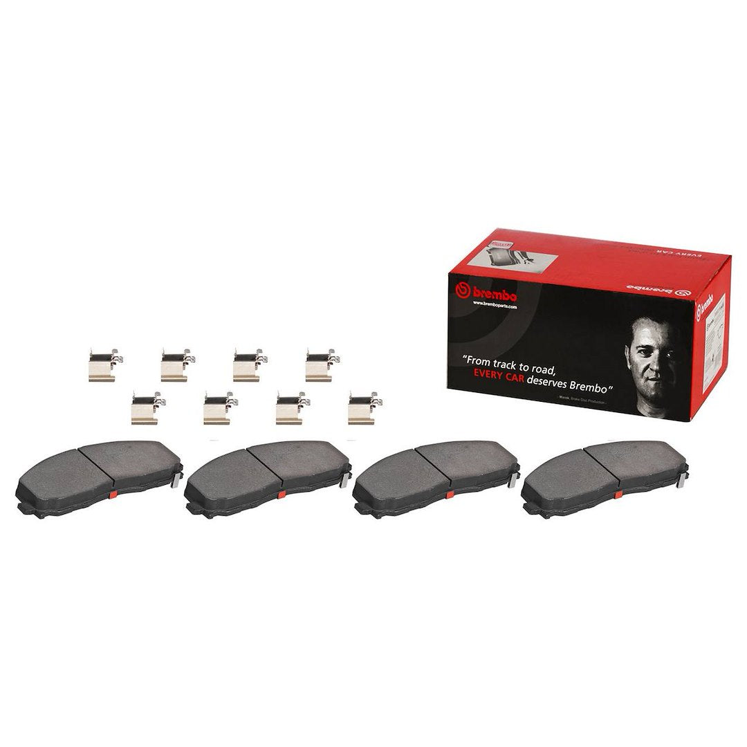 Disc Brake Pad Set with mounting hardware from Brembo part number P11032N
