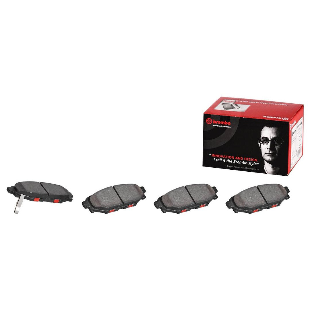 Disc Brake Pad Set with mounting hardware from Brembo part number P78013N