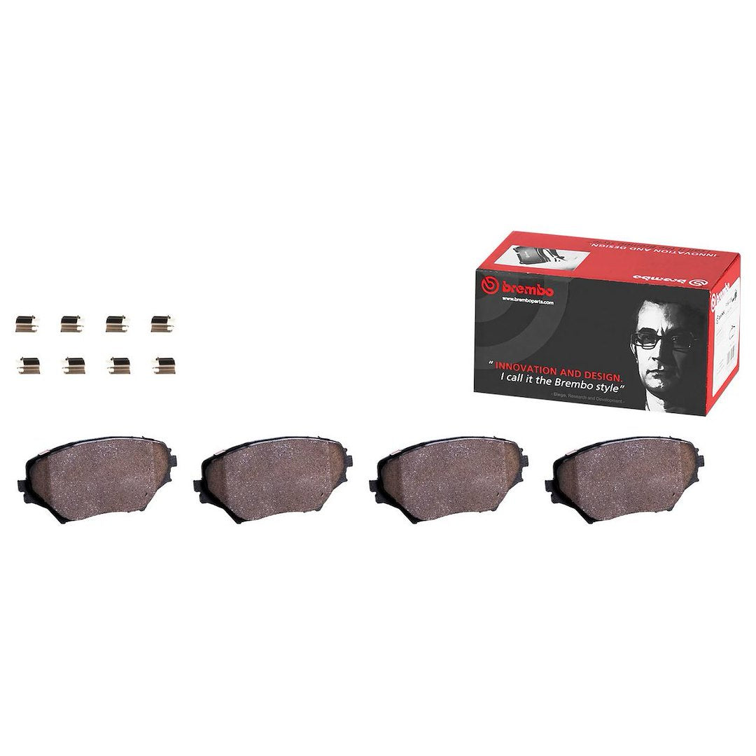 Disc Brake Pad Set with mounting hardware from Brembo part number P83051N