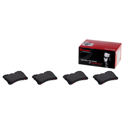 Disc Brake Pad Set with mounting hardware from Brembo part number P83072N
