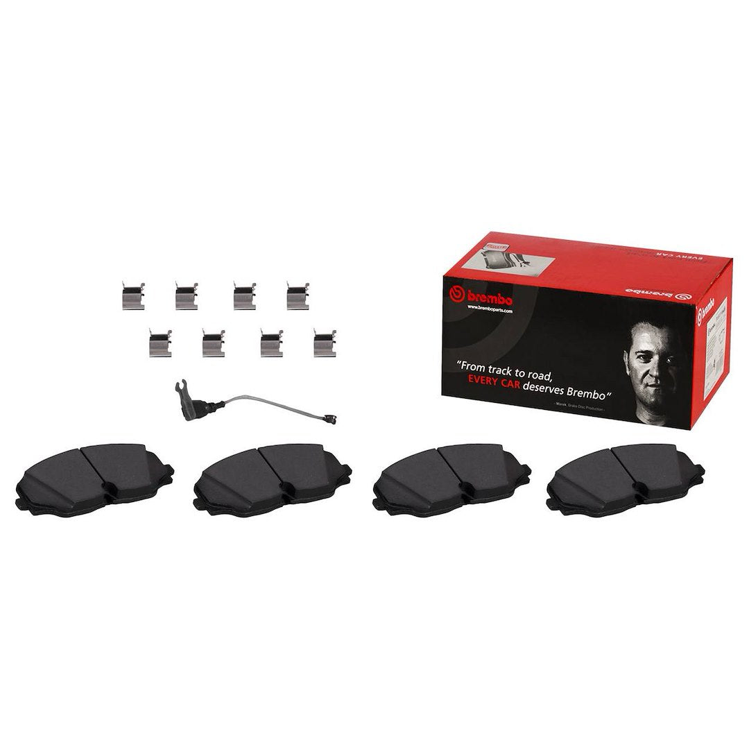 Disc Brake Pad Set with mounting hardware from Brembo part number P85165N