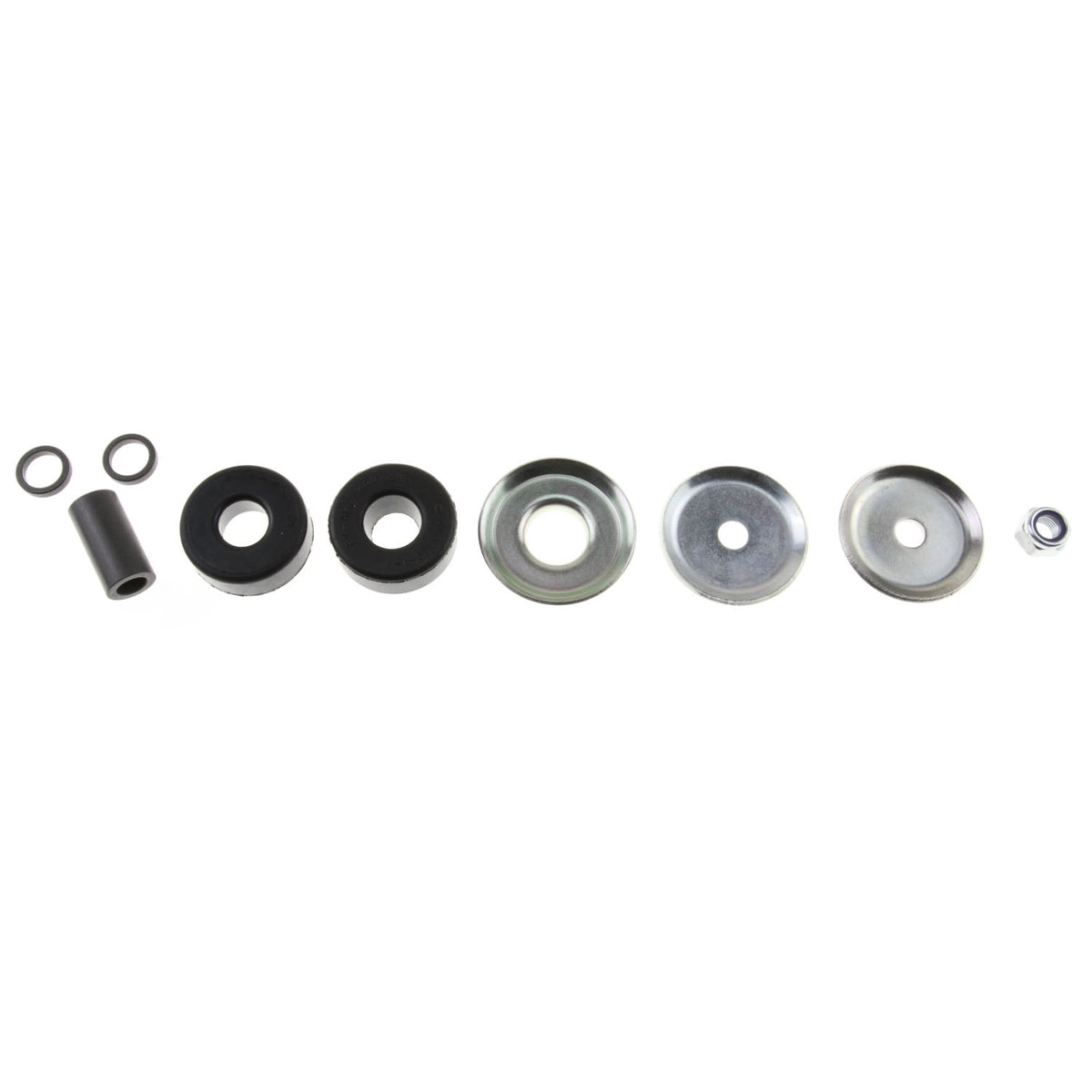 Yellow paint suspension shock absorber from Bilstein part number 24-016360