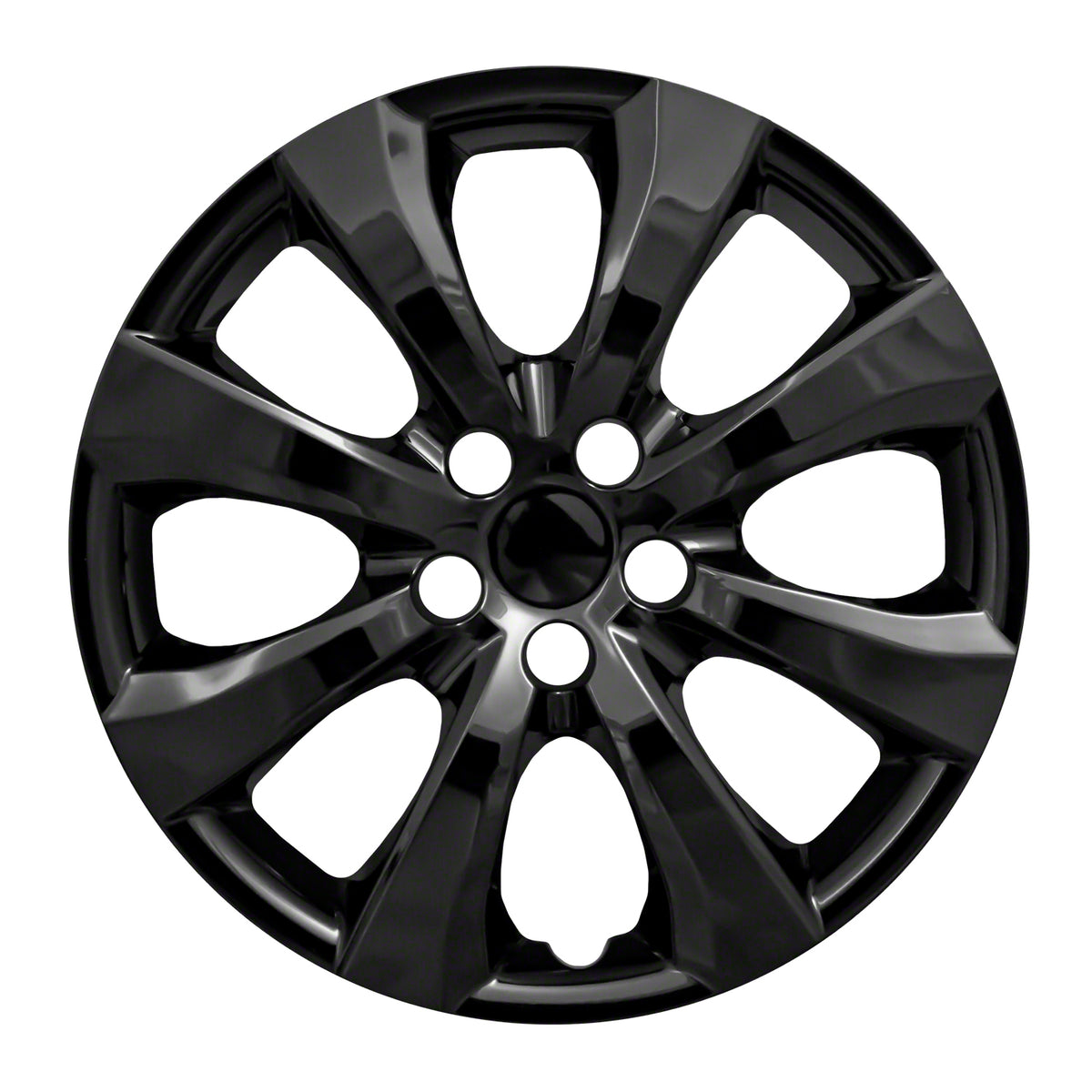 Black gloss abs plastic wheel cover 16 diameter from Coast To Coast part number IWC54216BLK