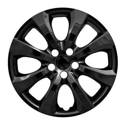 Black gloss abs plastic wheel cover 16 diameter from Coast To Coast part number IWC54216BLK