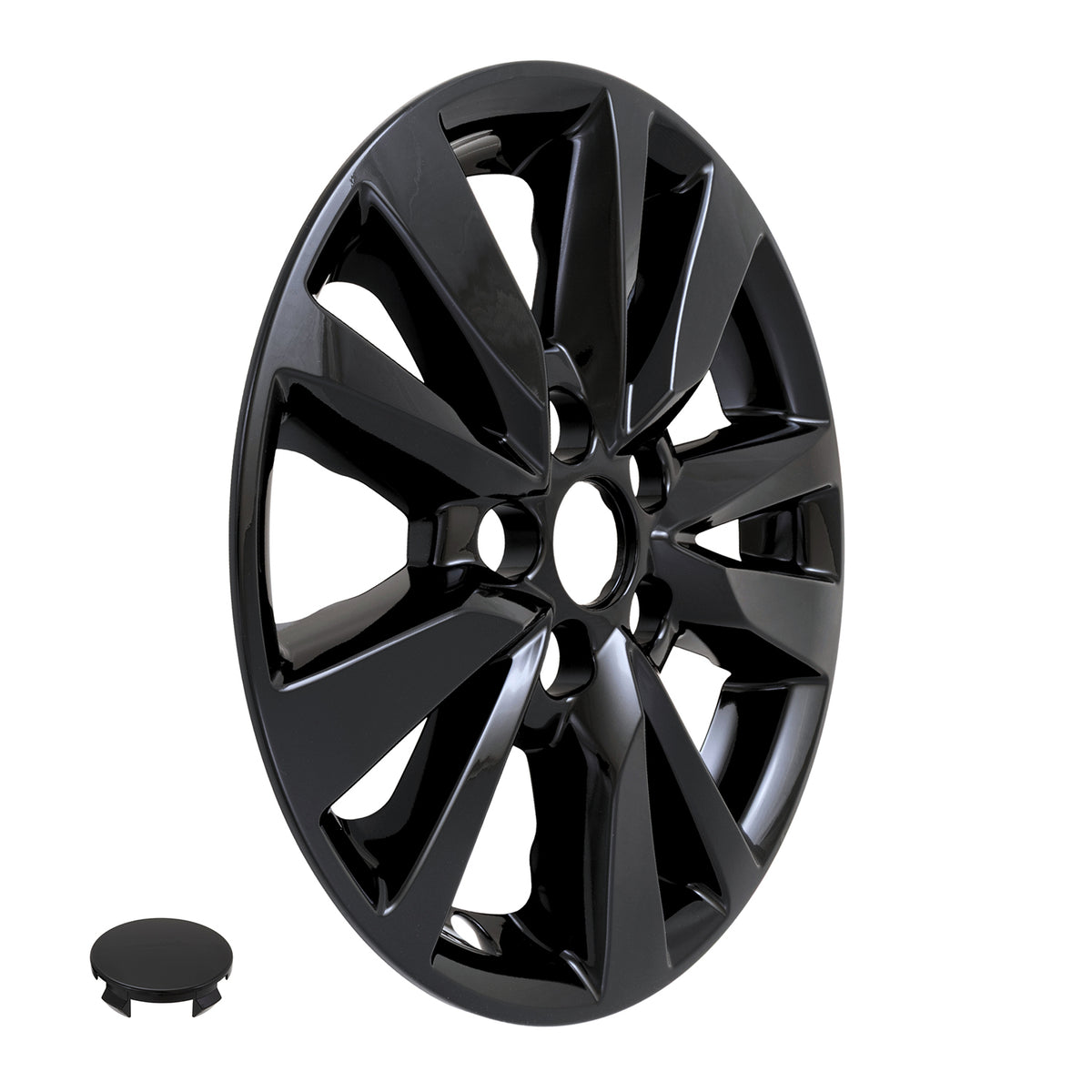 Black abs plastic wheel skin 16 diameter from Coast To Coast part number IMP530BLK