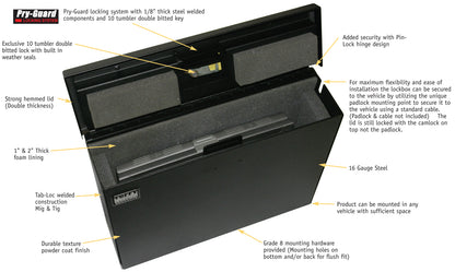 Black vehicle safe from Tuffy Security Products part number 182-01
