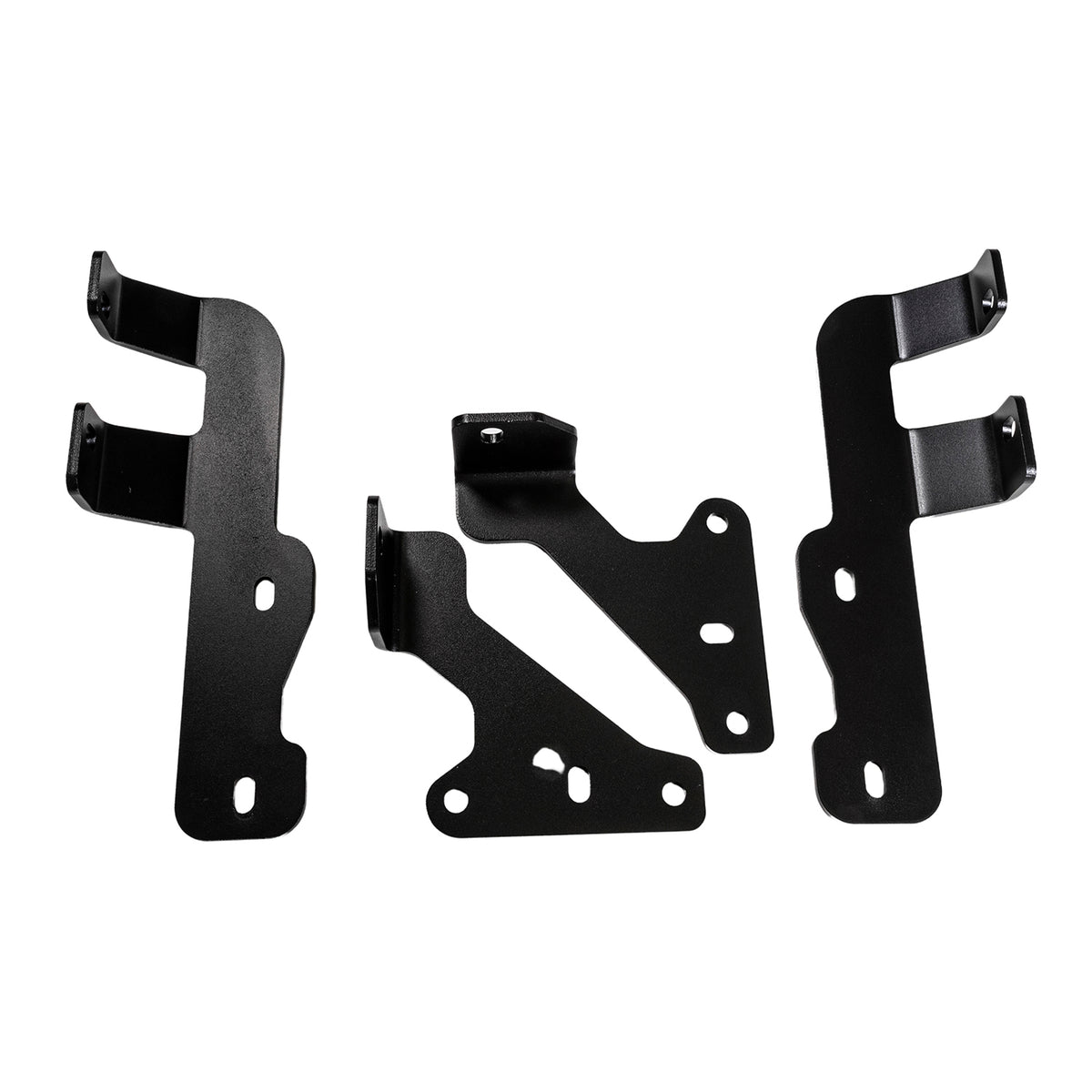 Black steel fifth wheel trailer hitch mount kit with mounting hardware from Husky Towing part number 33204